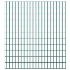 Panneaux De Clôture De Jardin 2D 2,008x2,23 M 14 M Total Vert