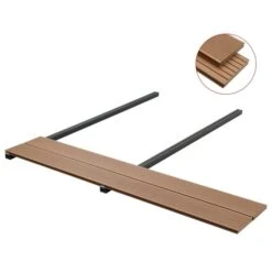 Panneaux De Terrasse Solides Et Accessoires WPC 10m² 2,2 M Teck -Mobilier De Jardin panneaux de terrasse solides et accessoires wpc 10m 2 2 m teck 3666722167147 1234180