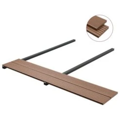 Panneaux De Terrasse WPC Et Accessoires 20 M² 4 M Marron Clair 14 Panneaux De Terrasse WPC Et Accessoires 20 M² 4 M Marron Clair -Mobilier De Jardin panneaux de terrasse wpc et accessoires 20 m 4 m marron clair 8718475728818 1176642
