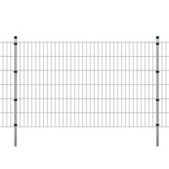 Panneaux Et Poteaux De Clôture 2D Pour Jardin 2008x1230 Mm 40 M 3