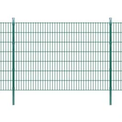 Panneaux Et Poteaux De Clôture 2D Pour Jardin 2008x1430 Mm 36 M