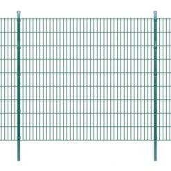 Panneaux Et Poteaux De Clôture 2D Pour Jardin 2008x1830 Mm 16 M