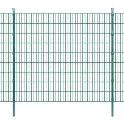 Panneaux Et Poteaux De Clôture 2D Pour Jardin 2008x1830 Mm 22 M