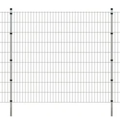 Panneaux Et Poteaux De Clôture 2D Pour Jardin 2008x1830 Mm 44 M