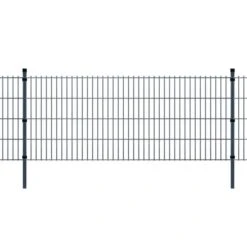 Panneaux Et Poteaux De Clôture 2D Pour Jardin 2008x2030 Mm 42 M 3