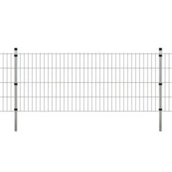 Panneaux Et Poteaux De Clôture 2D Pour Jardin 2008x830 Mm 46 M 2