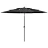 Parasol à 3 Niveaux Avec Mât En Aluminium Anthracite 3 M -Mobilier De Jardin parasol a 3 niveaux avec mat en aluminium anthracite 3 m 3666722353502 945692