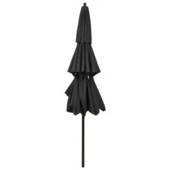 Parasol à 3 Niveaux Avec Mât En Aluminium Anthracite 3 M -Mobilier De Jardin parasol a 3 niveaux avec mat en aluminium anthracite 3 m 3666722353502 945696