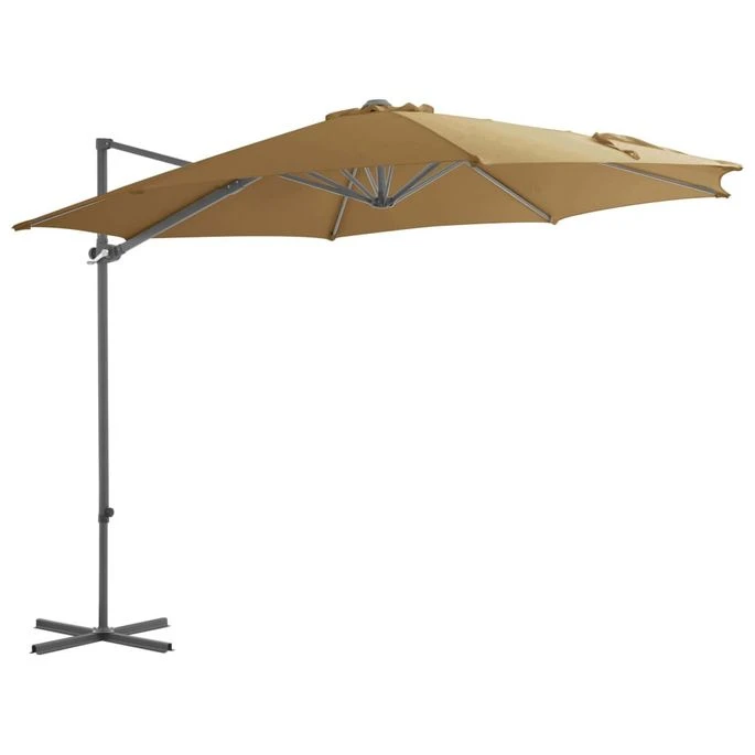 Parasol Avec Base Portable Taupe 4 5 Parasol Avec Base Portable Taupe 4 – Image 3