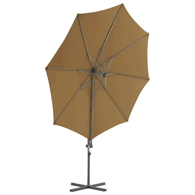 Parasol Avec Base Portable Taupe 4 7 Parasol Avec Base Portable Taupe 4 – Image 5