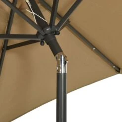 Parasol Avec Lumières LED Taupe 200x211 Cm Aluminium 17 Parasol Avec Lumières LED Taupe 200x211 Cm Aluminium -Mobilier De Jardin parasol avec lumieres led taupe 200x211 cm aluminium 3666722354462 944194