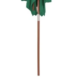 Parasol Avec Mât En Bois 150 X 200 Cm Vert 16 Parasol Avec Mât En Bois 150 X 200 Cm Vert -Mobilier De Jardin parasol avec mat en bois 150 x 200 cm vert 3666722326858 978701