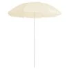 Parasol D'extérieur Avec Mât En Acier Sable 180 Cm 2 -Mobilier De Jardin parasol d exterieur avec mat en acier sable 180 cm 3666722352192 946829