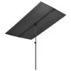 Parasol D'extérieur Avec Mât En Aluminium 180x130 Cm Anthracite -Mobilier De Jardin parasol d exterieur avec mat en aluminium 180x130 cm anthracite 3666722883023 983236