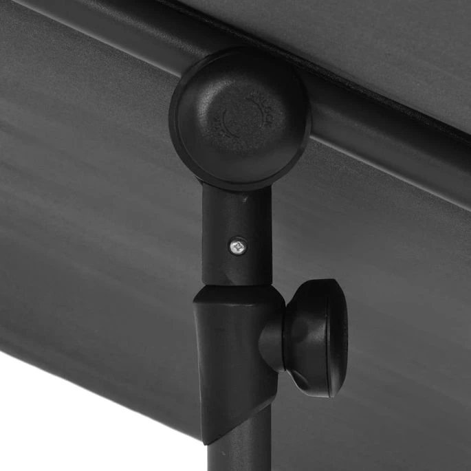 Parasol D'extérieur Avec Mât En Aluminium 180x130 Cm Anthracite 8 Parasol D'extérieur Avec Mât En Aluminium 180x130 Cm Anthracite – Image 6