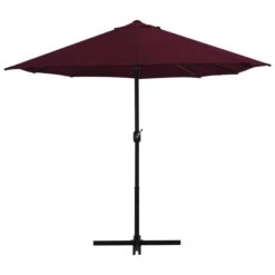 Parasol D'extérieur Avec Mât En Aluminium 460 X 270 Cm Bordeaux -Mobilier De Jardin parasol d exterieur avec mat en aluminium 460 x 270 cm bordeaux 3666722325981 979555