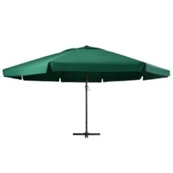 Parasol D'extérieur Avec Mât En Aluminium 600 Cm Vert -Mobilier De Jardin parasol d exterieur avec mat en aluminium 600 cm vert 3666722604703 584544