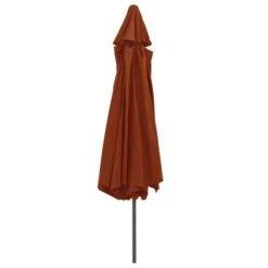 Parasol D'extérieur Avec Mât En Métal 400 Cm Terre Cuite -Mobilier De Jardin parasol d exterieur avec mat en metal 400 cm terre cuite 3666722883177 983402