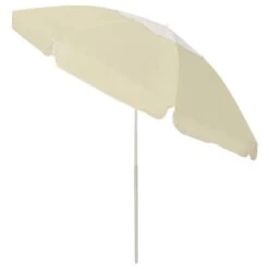 Parasol De Plage Jaune Sable 240 Cm 10 Parasol De Plage Jaune Sable 240 Cm -Mobilier De Jardin parasol de plage jaune sable 240 cm 3666722352963 946235