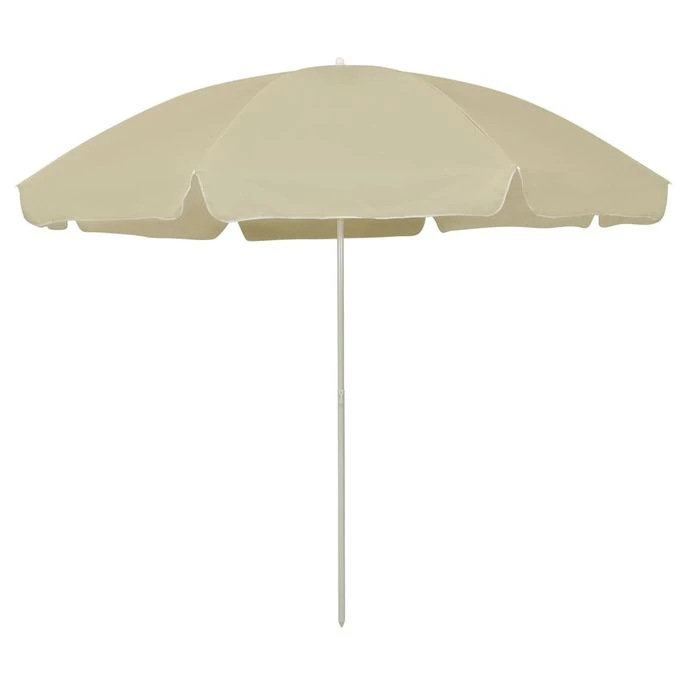 Parasol De Plage Jaune Sable 300 Cm 3 Parasol De Plage Jaune Sable 300 Cm