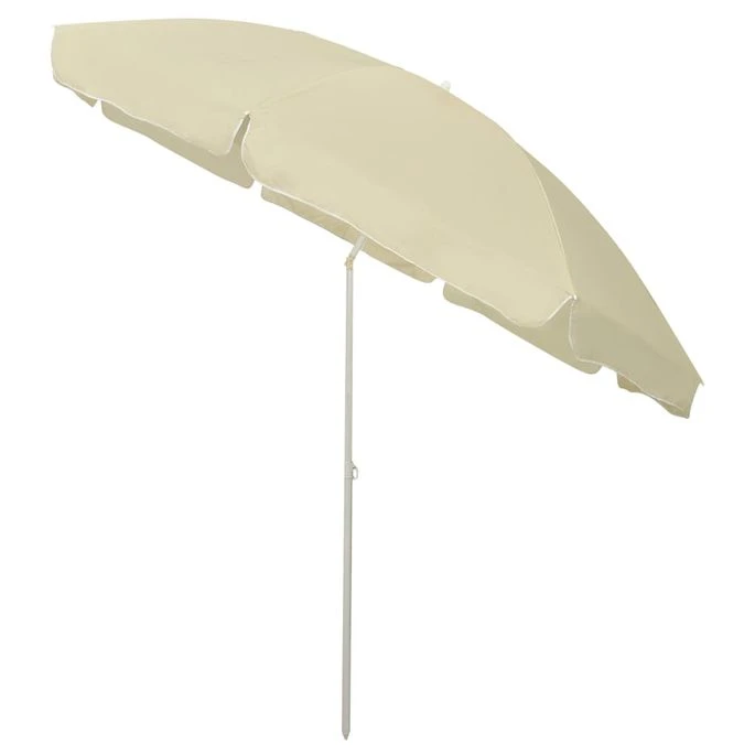 Parasol De Plage Jaune Sable 300 Cm 6 Parasol De Plage Jaune Sable 300 Cm – Image 4