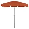 Parasol De Plage Terre Cuite 180x120 Cm -Mobilier De Jardin parasol de plage terre cuite 180x120 cm 3666722352857 946325