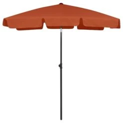 Parasol De Plage Terre Cuite 180x120 Cm