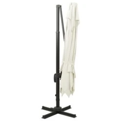 Parasol Déporté à Double Toit 300x300 Cm Sable 16 Parasol Déporté à Double Toit 300x300 Cm Sable -Mobilier De Jardin parasol deporte a double toit 300x300 cm sable 3666722356855 941891