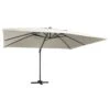 Parasol Déporté Avec Lumières LED Aluminium 400x300 Cm Sable 1 Parasol Déporté Avec Lumières LED Aluminium 400x300 Cm Sable -Mobilier De Jardin parasol deporte avec lumieres led aluminium 400x300 cm sable 8719883759050 585158