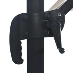 Parasol Déporté Avec Lumières LED Aluminium 400x300 Cm Sable -Mobilier De Jardin parasol deporte avec lumieres led aluminium 400x300 cm sable 8719883759050 585164