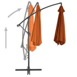 Parasol Déporté Avec Mât En Aluminium Terre Cuite 300 Cm 2 13 Parasol Déporté Avec Mât En Aluminium Terre Cuite 300 Cm 2 -Mobilier De Jardin parasol deporte avec mat en aluminium terre cuite 300 cm 3666722354325 944345