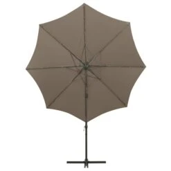 Parasol Déporté Avec Mât Et Lumières LED Taupe 300 Cm 19 Parasol Déporté Avec Mât Et Lumières LED Taupe 300 Cm -Mobilier De Jardin parasol deporte avec mat et lumieres led taupe 300 cm 3666722394574 890082