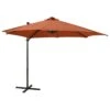 Parasol Déporté Avec Mât Et Lumières LED Terre Cuite 300 Cm 3 2 Parasol Déporté Avec Mât Et Lumières LED Terre Cuite 300 Cm 3 -Mobilier De Jardin parasol deporte avec mat et lumieres led terre cuite 300 cm 3666722357135 941628