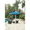 Parasol En Bois Rond Et Polyester 160g/m² - Arc 3 M - Bleu Profond -Mobilier De Jardin parasol en bois rond et polyester 160g m arc 3 m bleu profond 3612408026741 534739