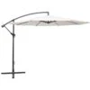 Parasol En Porte-à-faux 3,5 M Blanc Sable -Mobilier De Jardin parasol en porte a faux 3 5 m blanc sable 3666722604833 974086