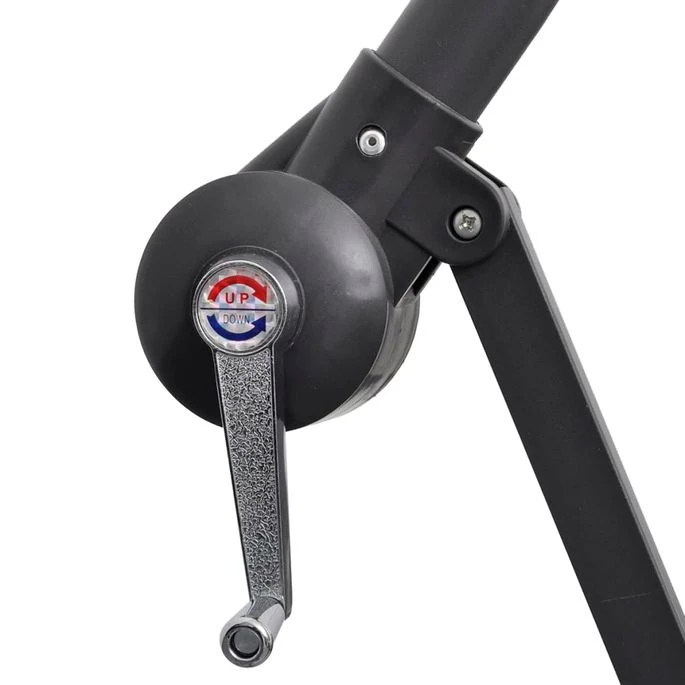 Parasol En Porte-à-faux 3,5 M Blanc Sable 7 Parasol En Porte-à-faux 3,5 M Blanc Sable – Image 5