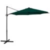 Parasol En Porte-à-faux Rond Aluminium Vert 3m -Mobilier De Jardin parasol en porte a faux rond aluminium vert 3m 8718475977650 1353851