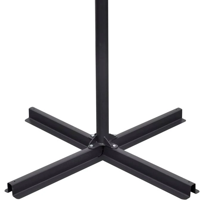 Parasol En Porte-à-faux Rond Aluminium Vert 3m 7 Parasol En Porte-à-faux Rond Aluminium Vert 3m – Image 5