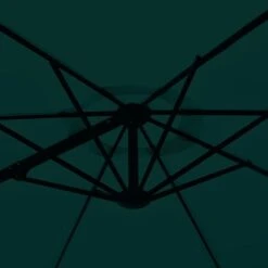 Parasol En Porte-à-faux Rond Aluminium Vert 3m 15 Parasol En Porte-à-faux Rond Aluminium Vert 3m -Mobilier De Jardin parasol en porte a faux rond aluminium vert 3m 8718475977650 1353856