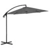 Parasol En Porte-à-feux Avec Poteau Acier 300 Cm Anthracite -Mobilier De Jardin parasol en porte a feux avec poteau acier 300 cm anthracite 3666722325943 979580