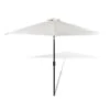 Parasol Sable Blanc Avec Poteau En Acier 3m 2 Parasol Sable Blanc Avec Poteau En Acier 3m -Mobilier De Jardin parasol sable blanc avec poteau en acier 3m 3666722331845 973379