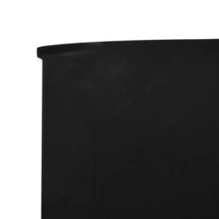 Paravent 3 Panneaux Tissu 400 X 120 Cm Noir -Mobilier De Jardin paravent 3 panneaux tissu 400 x 120 cm noir 3666722412780 848057