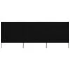 Paravent 3 Panneaux Tissu 400 X 160 Cm Noir 1 Paravent 3 Panneaux Tissu 400 X 160 Cm Noir -Mobilier De Jardin paravent 3 panneaux tissu 400 x 160 cm noir 3666722882880 982933