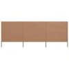 Paravent 3 Panneaux Tissu 400 X 160 Cm Taupe -Mobilier De Jardin paravent 3 panneaux tissu 400 x 160 cm taupe 3666722882774 848060
