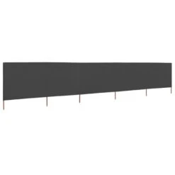 Paravent 5 Panneaux Tissu 600 X 160 Cm Anthracite -Mobilier De Jardin paravent 5 panneaux tissu 600 x 160 cm anthracite 3666722604666 585021