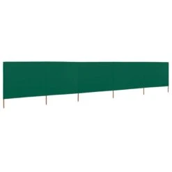 Paravent 5 Panneaux Tissu 600 X 160 Cm Vert -Mobilier De Jardin paravent 5 panneaux tissu 600 x 160 cm vert 3666722882859 982964