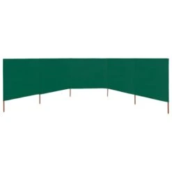 Paravent 5 Panneaux Tissu 600 X 160 Cm Vert -Mobilier De Jardin paravent 5 panneaux tissu 600 x 160 cm vert 3666722882859 982965