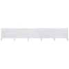 Paravent 5 Panneaux Tissu 600 X 80 Cm Blanc Sable -Mobilier De Jardin paravent 5 panneaux tissu 600 x 80 cm blanc sable 3666722776554 848066