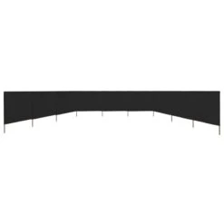 Paravent 9 Panneaux Tissu 1200 X 120 Cm Noir -Mobilier De Jardin paravent 9 panneaux tissu 1200 x 120 cm noir 3666722521338 584920