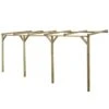 Pergola à Appentis 2 X 5 X 2,2 M Bois -Mobilier De Jardin pergola a appentis 2 x 5 x 2 2 m bois 3666722181358 1216876